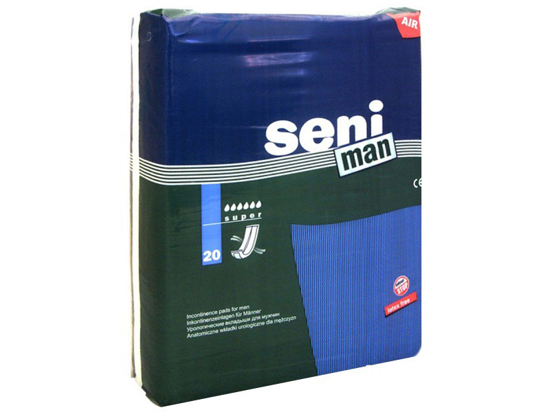Прокладки урологические SENI Man super 20 шт — Интернет-магазин