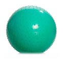 Мяч для занятий ЛФК М-185 с насосом (85 см, зеленый) игольчатый