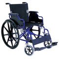Кресло-коляска CA931B с откидными подлокотниками и съемными подножками, складная до 150 кг