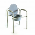 Кресло-туалет МЕГА-ОПТИМ HMP-7210A с санитарным оснащением до 135кг