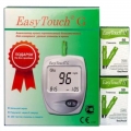 Тест-полоски EASY TOUCH 100шт (Глюкоза) + Глюкометр EasyTouch G